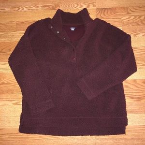Aerie Sherpa Pullover Sweater